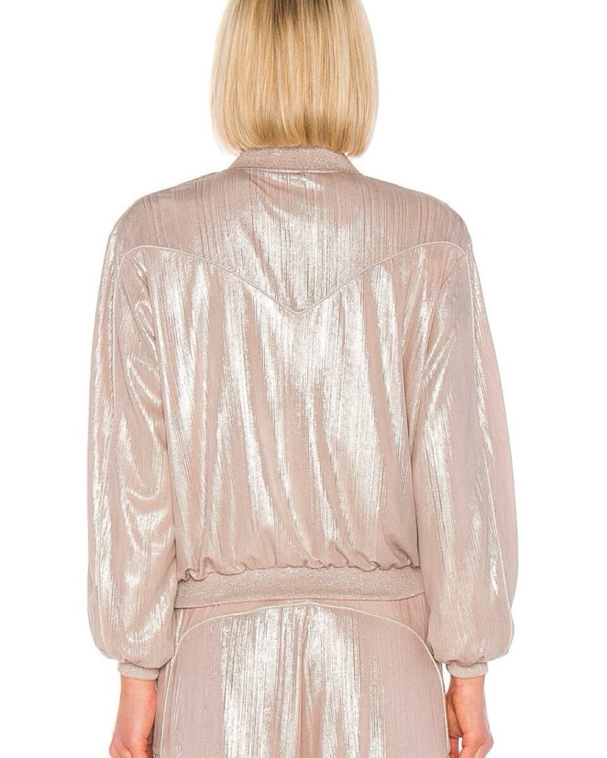 Retrofete Dakota Jacket In Pink - Image 3