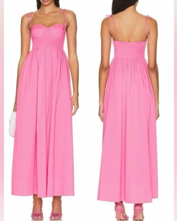 Vibrant Pink Maxi Dress - Image 1