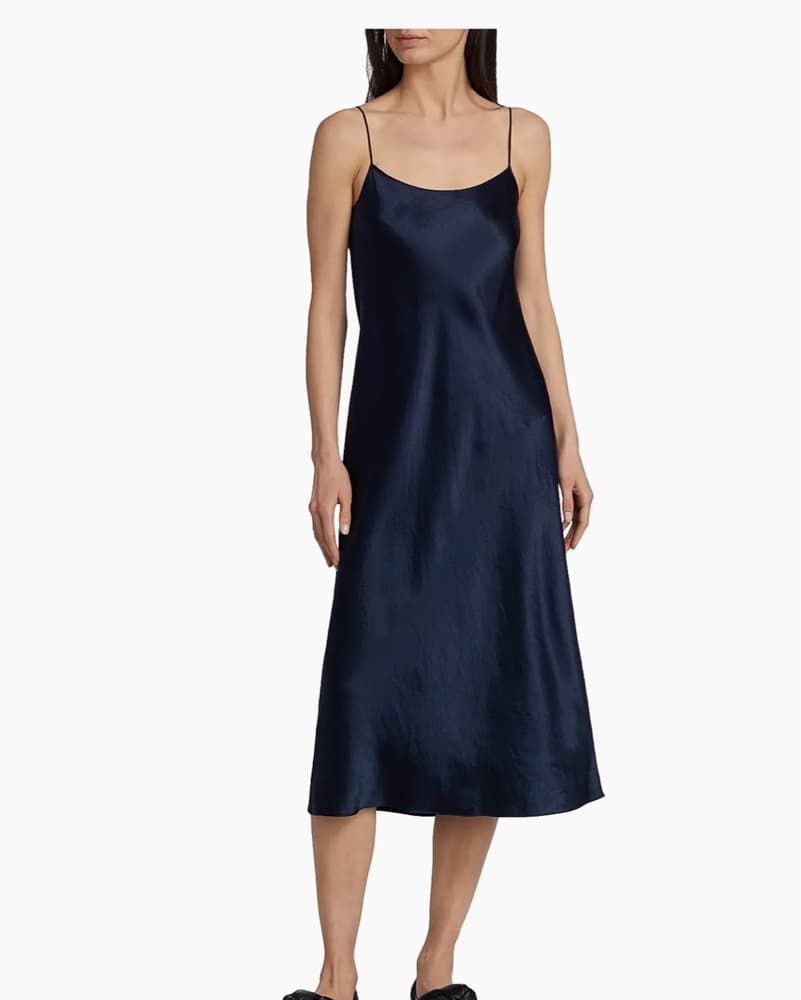 Vince Navy Slip Dress - Image 2