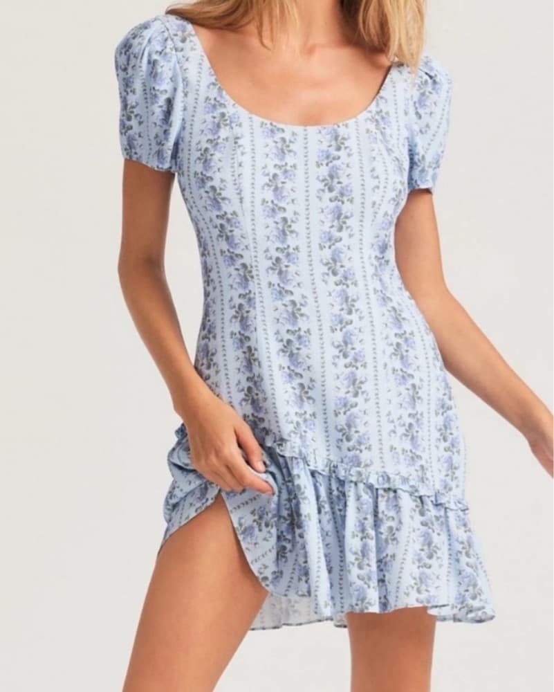 Love Shack Fancy Floral Mini Dress - Image 2