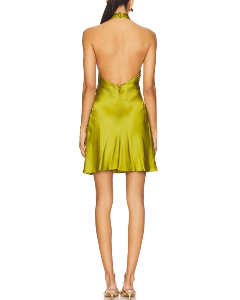 Sakai Mini Dress in Cypress Green - Image 3