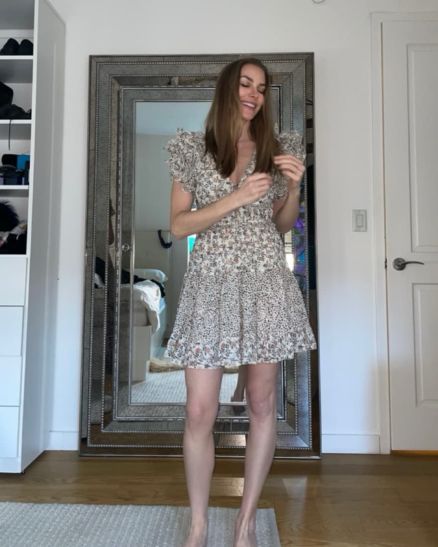 Ruffle Ivy Mini Dress - Image 6