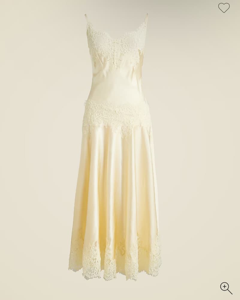 Elegant Lace Trimmed Midi Dress - j Crew - Image 3