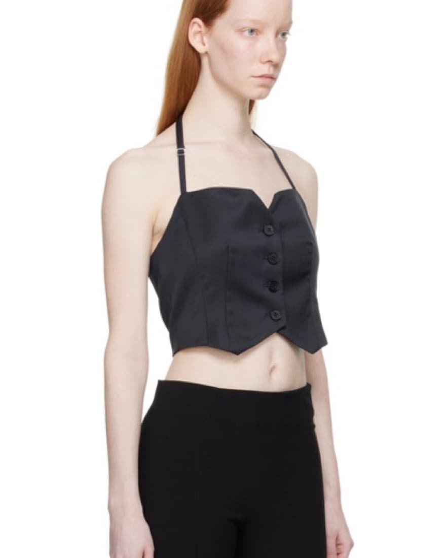 LVIR Navy Vest Top - Image 3