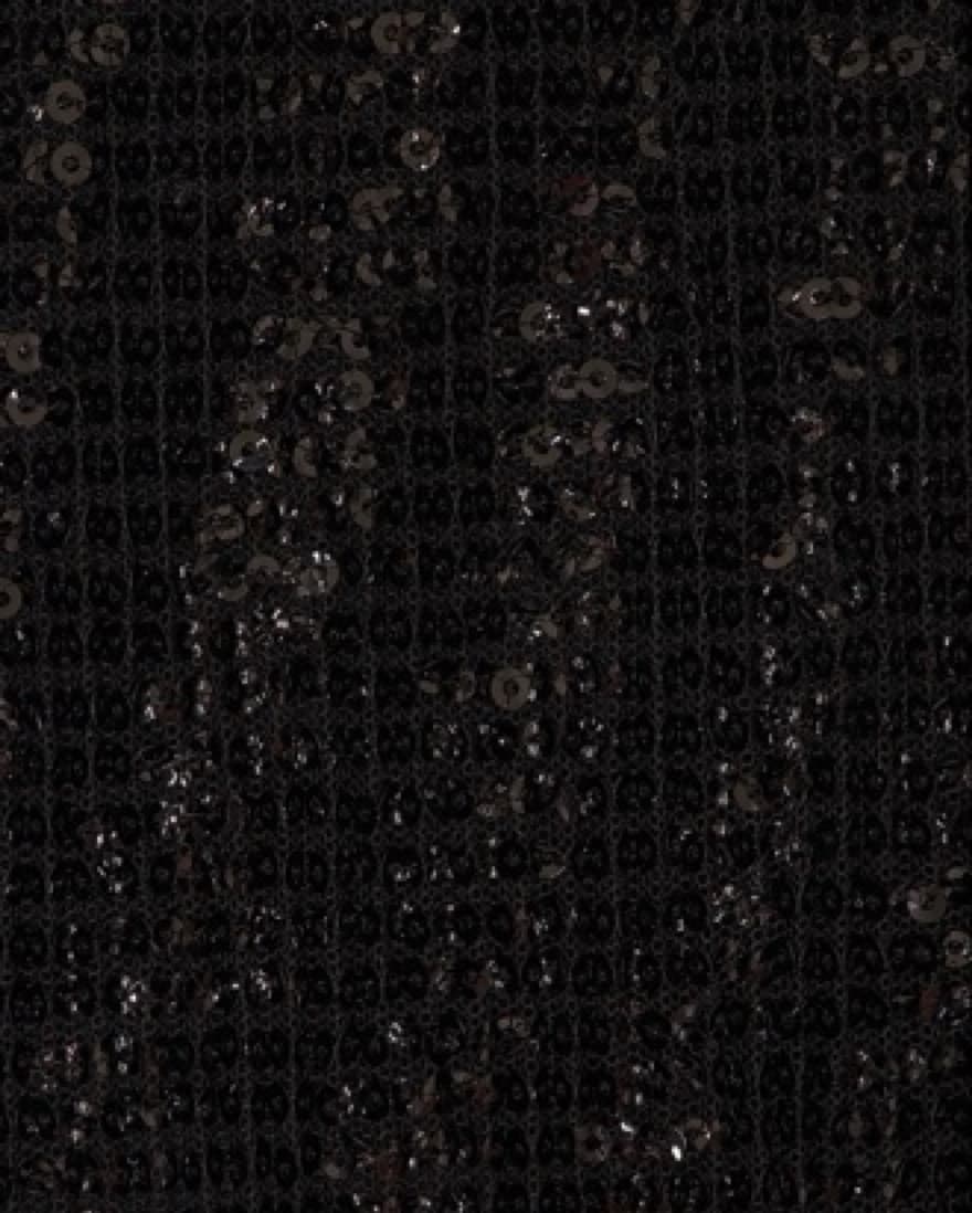 Black Sparkle Mini Skirt Set - Image 4