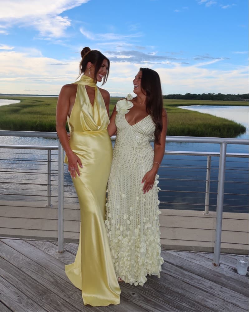 Sau Lee Pearl Satin Gown  - Image 2