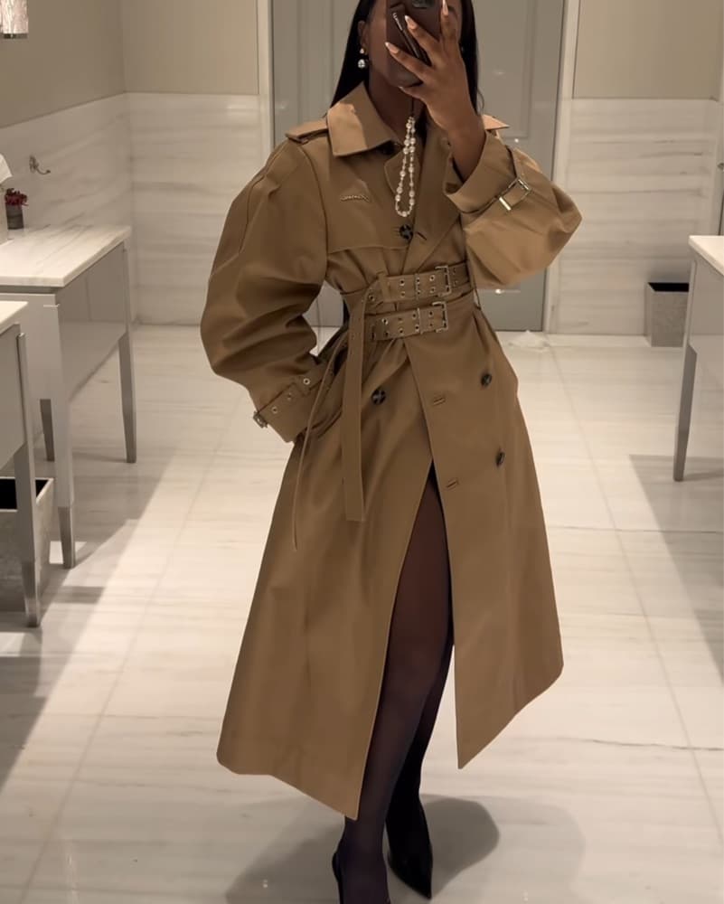 Ganni Belted Trench  - Image 1