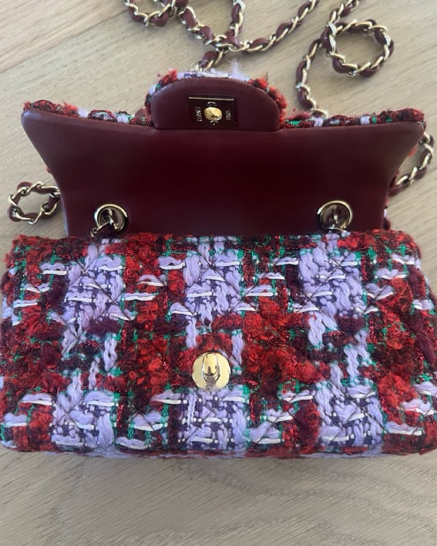 Chanel Mini Flap Classic Fabric  - Image 3