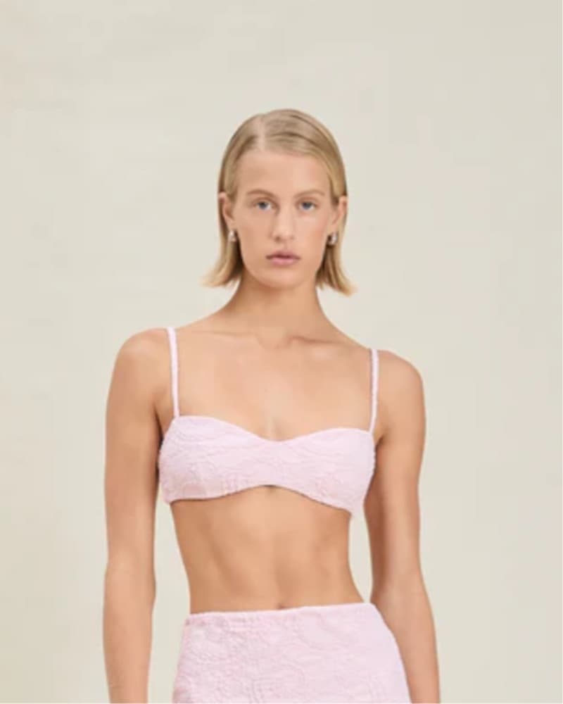 Soft and Stylish Pink Bralette Set - Image 2