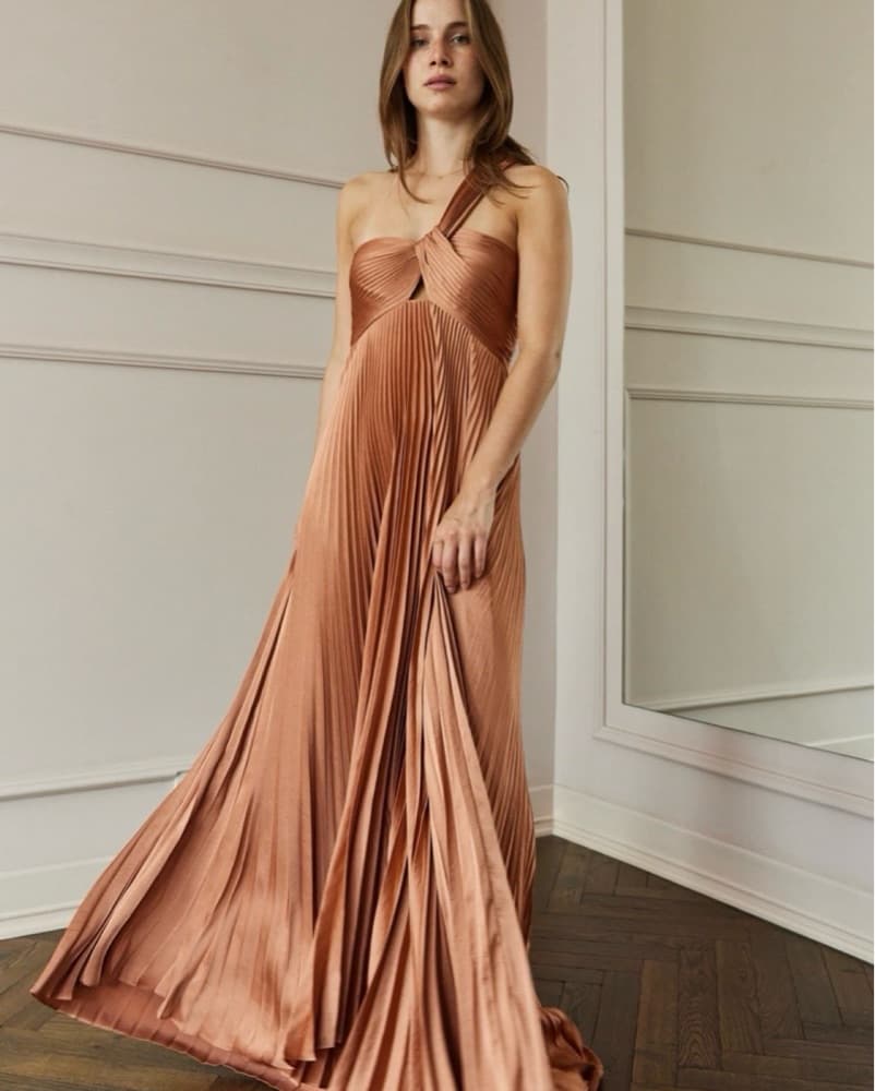 A.L.C. Nessa Gown in Torta - Image 1