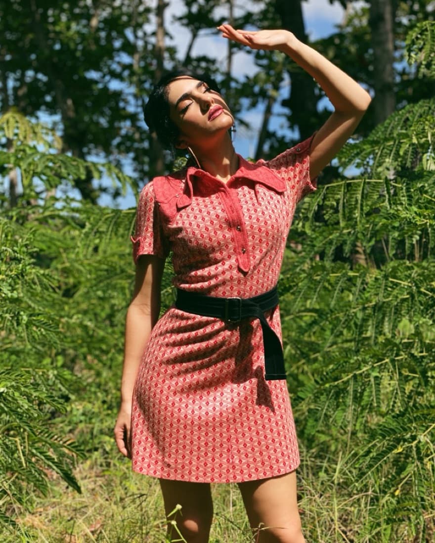 Vintage Julie Scott Modell Mini Dress - Image 2