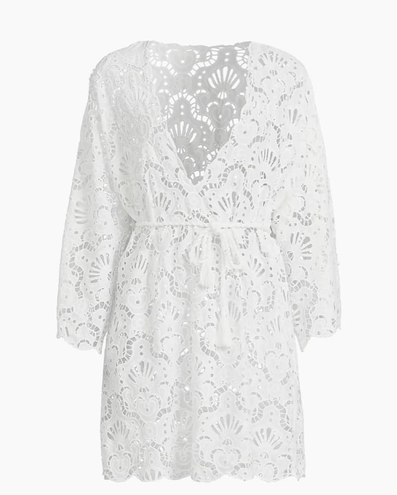 Farm Rio White Eyelet Swim Cover-Up - Image 5