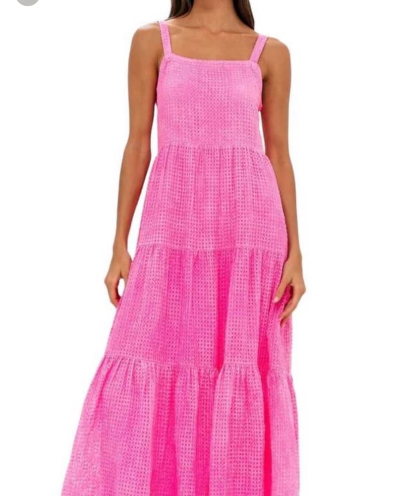 Oliphant Delray Pink Maxi Dress - Image 1