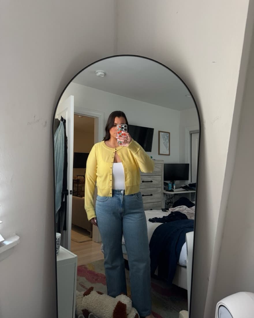 Free People Noctural Yellow Cardigan - Image 2