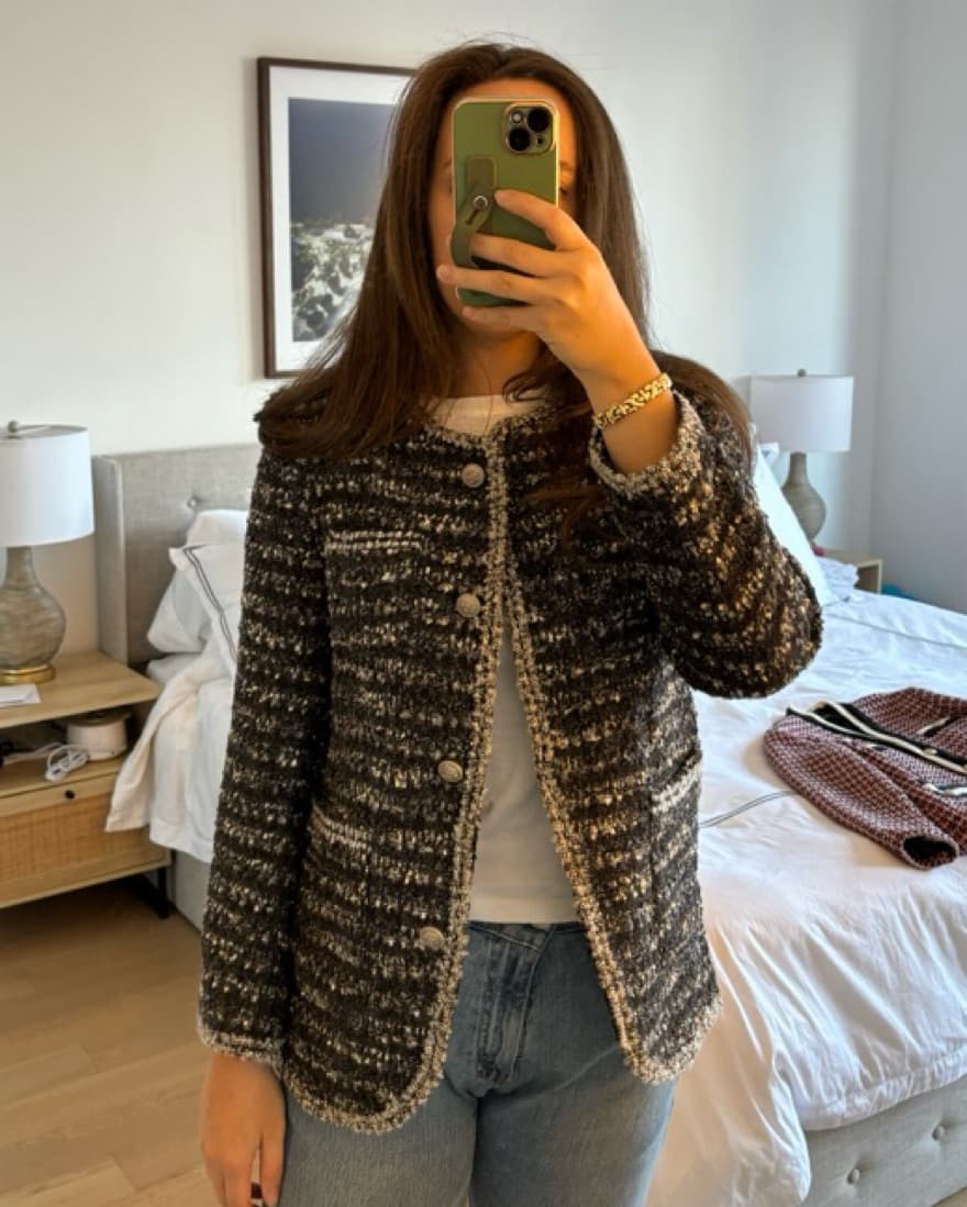 Blue Tweed Jacket - Image 5