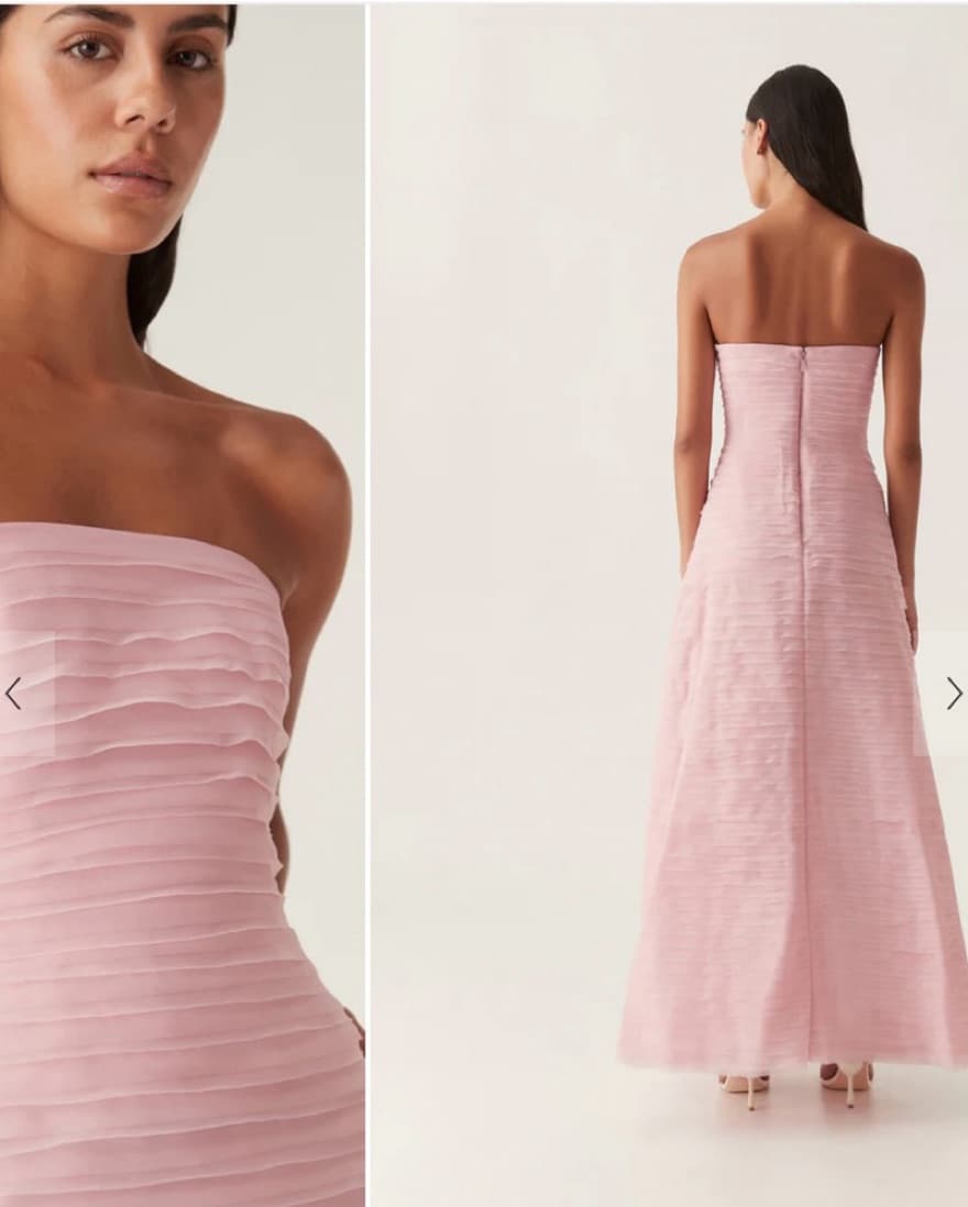 Aje Soundscape Pink Gown - Image 3