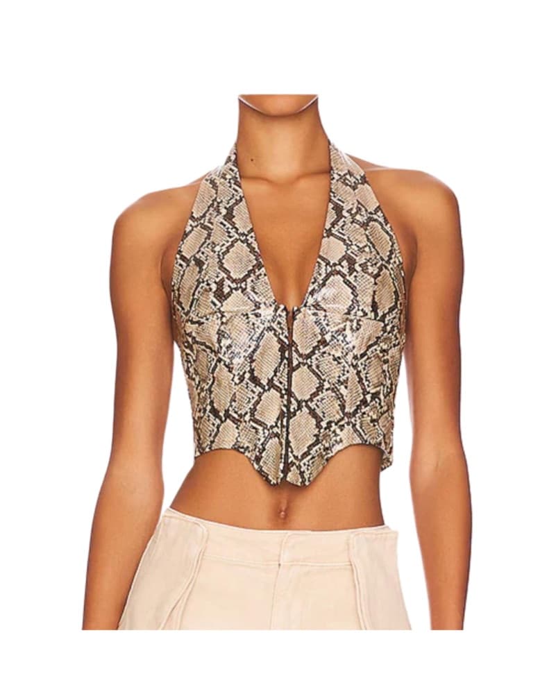 Miaou Leather Corset - Image 1