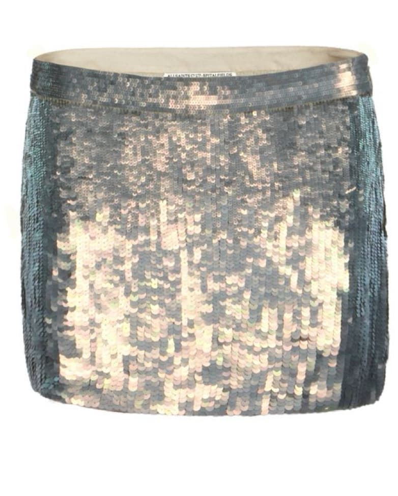 Vintage Mermaid Sequin Mini Skirt - XS - Image 1