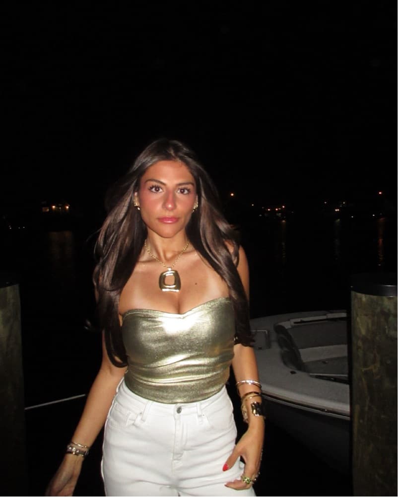 Gold Bandeu Top - Image 1