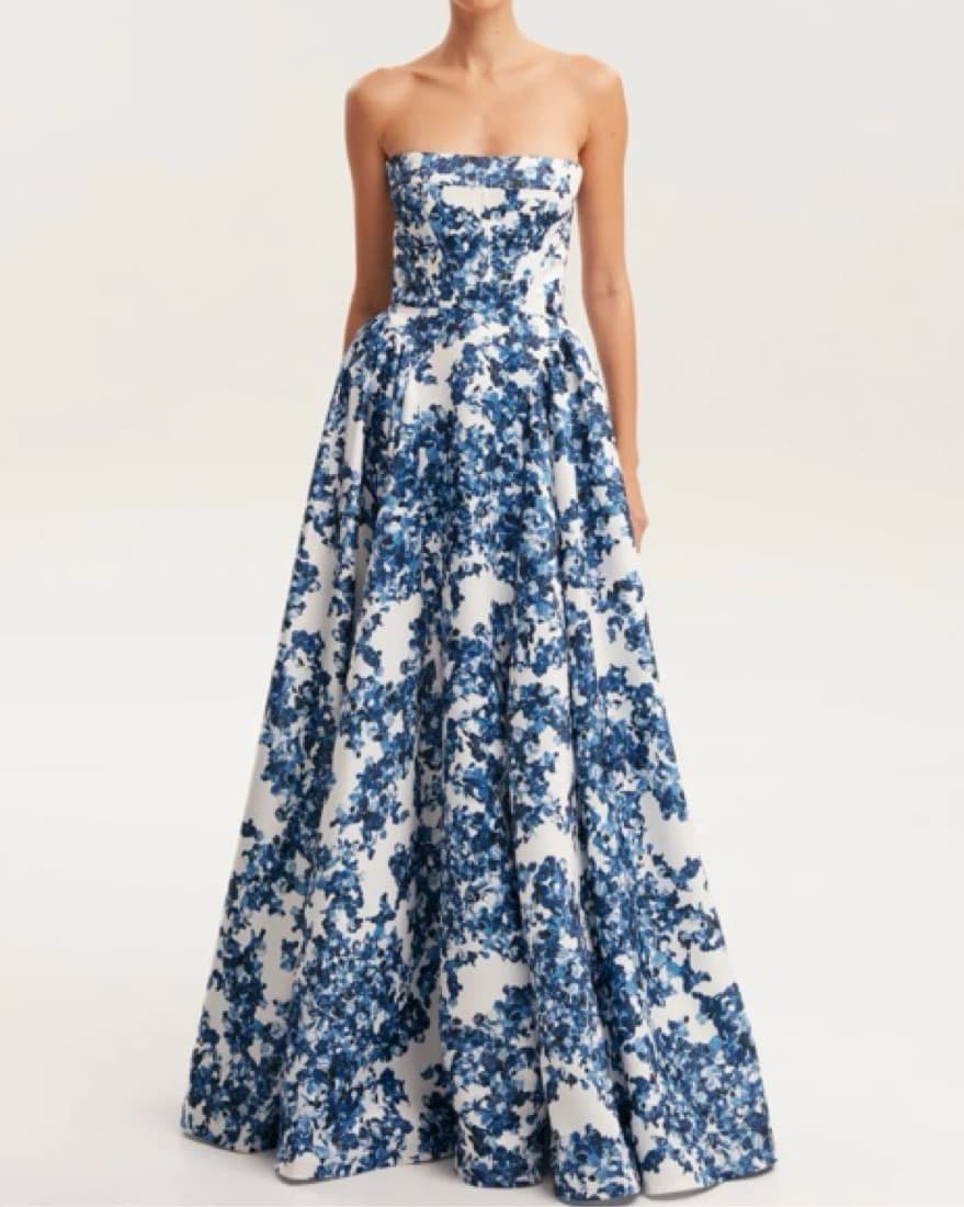 Milla Floral Corset Gown  - Image 1