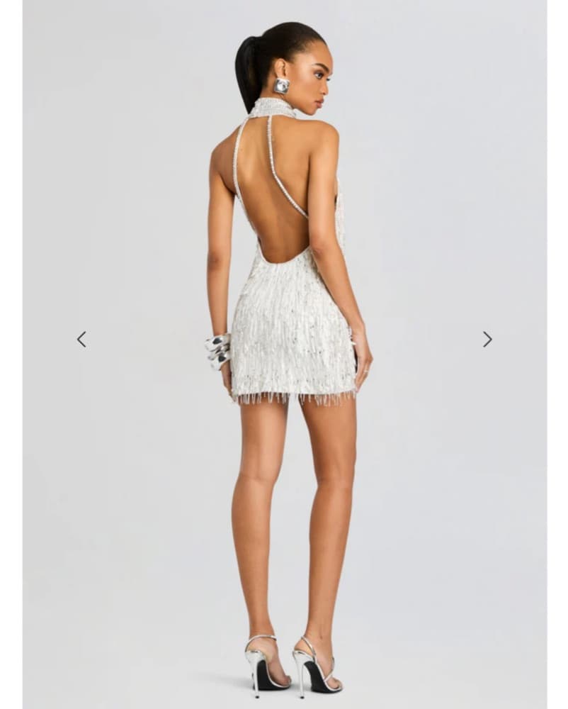 Retrofete Tori Embellished Dress - Image 3