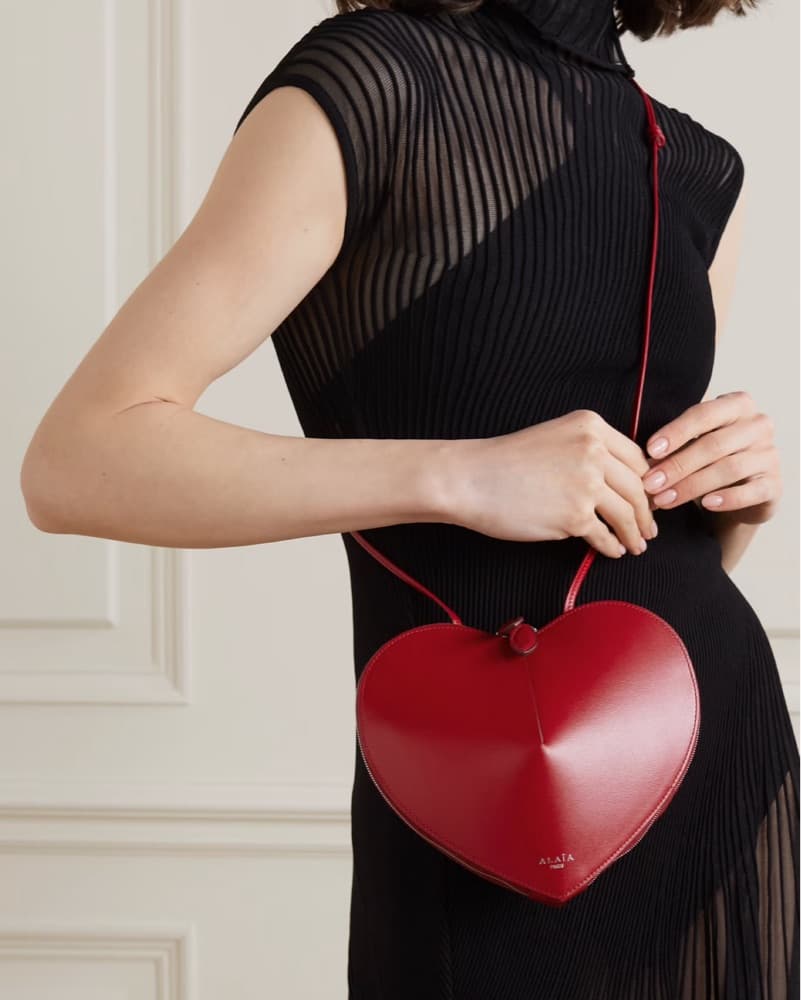 Alaia Le Coeur Leather Heart Bag - Image 1