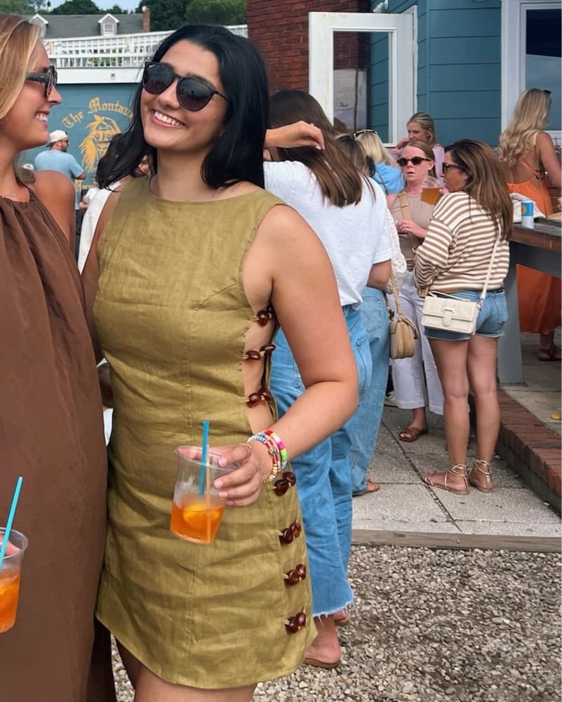 VRG GRL Tia Linen Mini Dress - Image 2