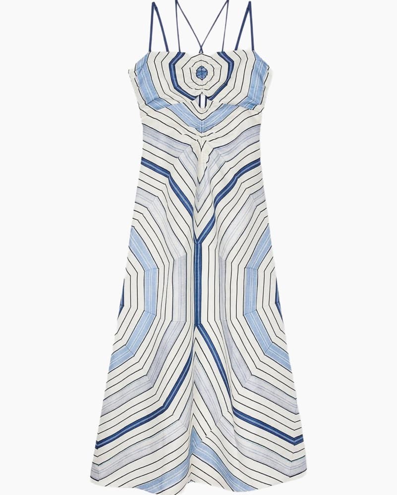 Sandro Spiral-Motif Maxi Dress - Image 6