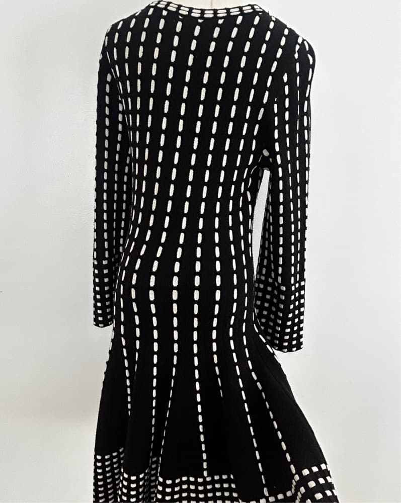 Illusion Modest Knit Dress - Image 2