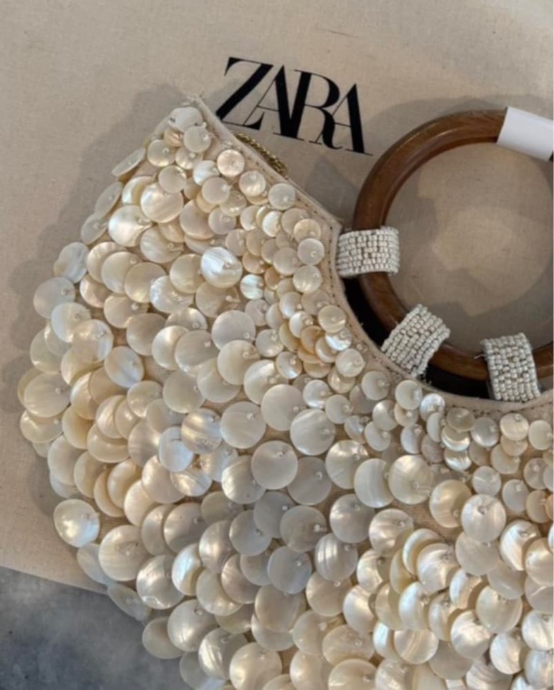Zara Mother Of Pearl Seashell Bag - Image 2