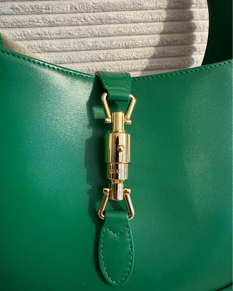 Green Gucci Jackie 1961 Handbag - Image 2