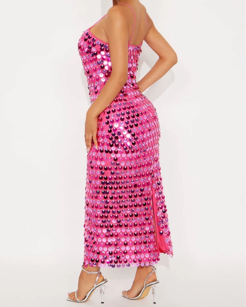 Sequin Midi Dress - Image 2
