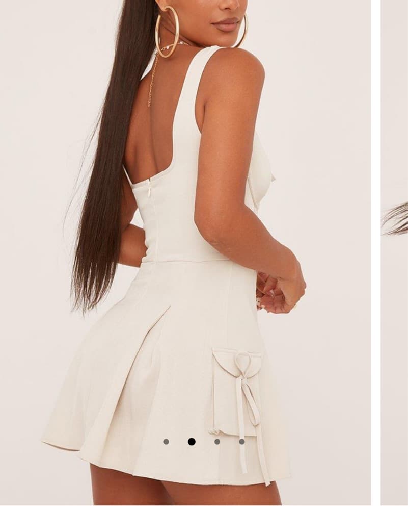 Mini Dress Stone Color - Image 2