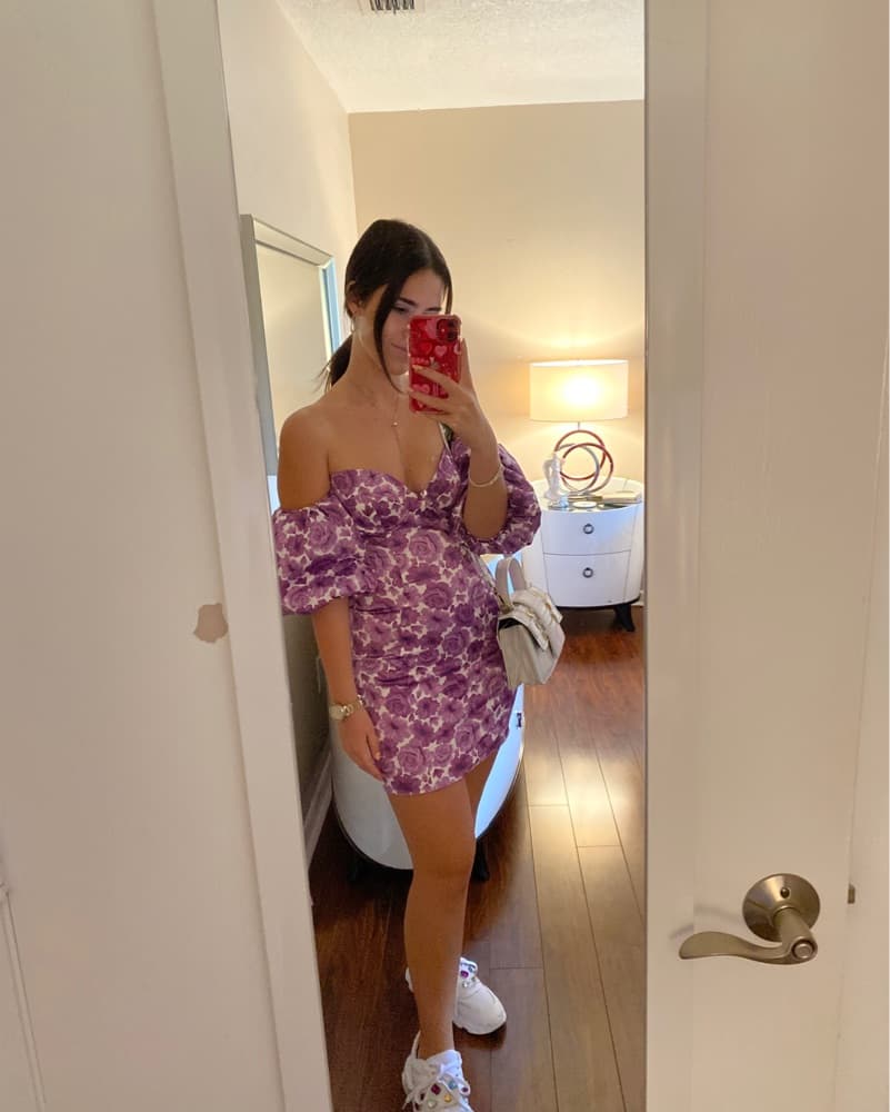 Enchanting Floral Bubble Dress - Image 2