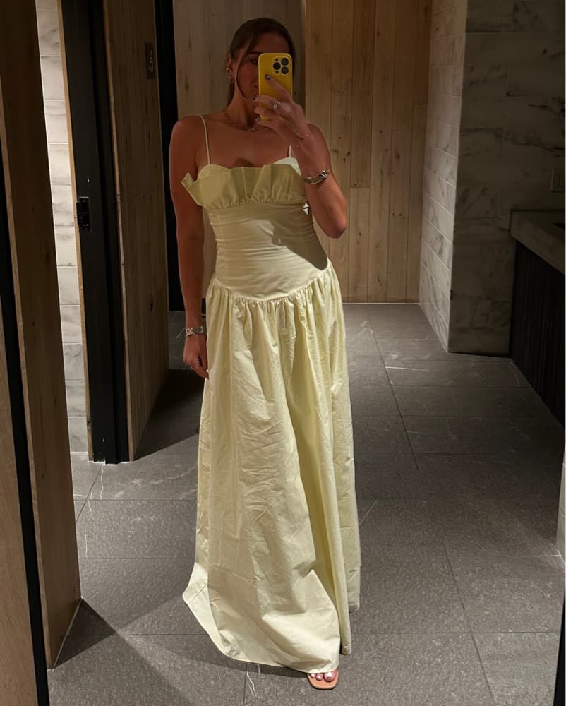 Meshki Maxi in Butter Yellow - Image 1