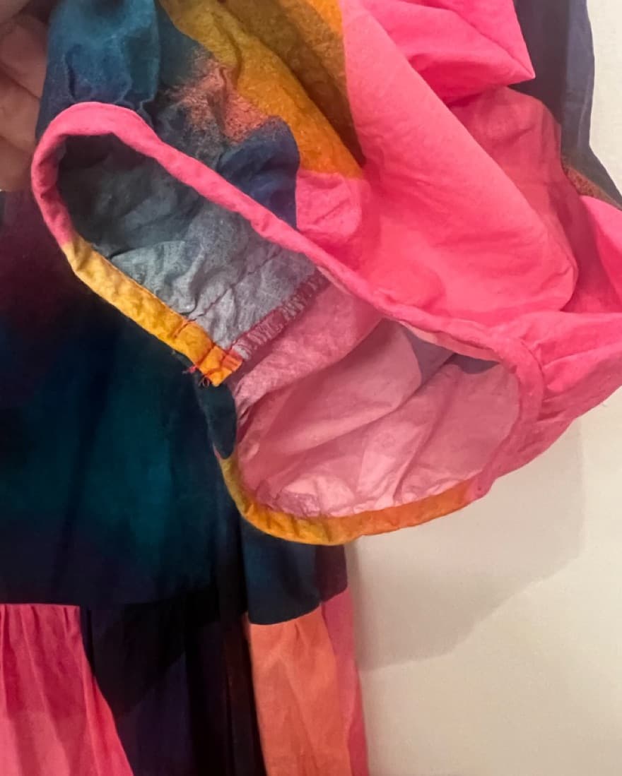 Oliphant Pink Watercolor Dress  - Image 5