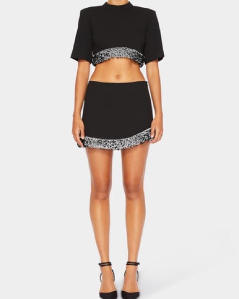SIMKHAI Black Sequin Top - Image 2