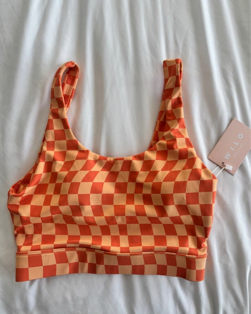 WILO checkered sports bra - Image 1