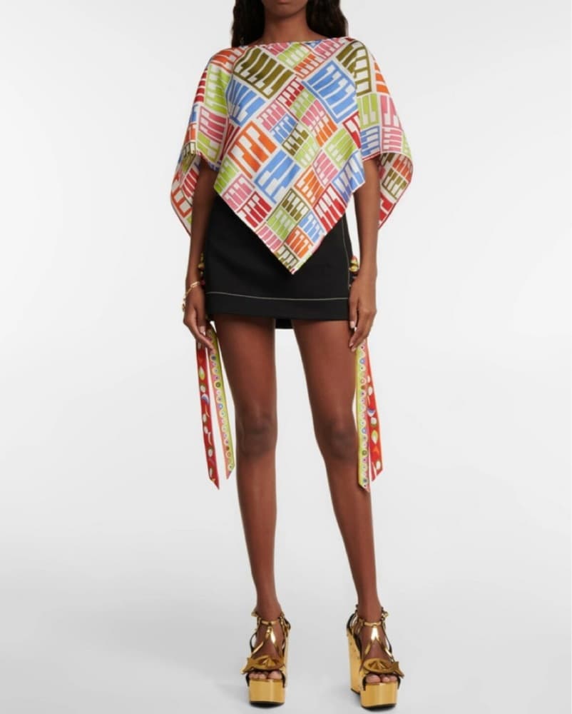 Pucci Printed Silk Top - Image 2