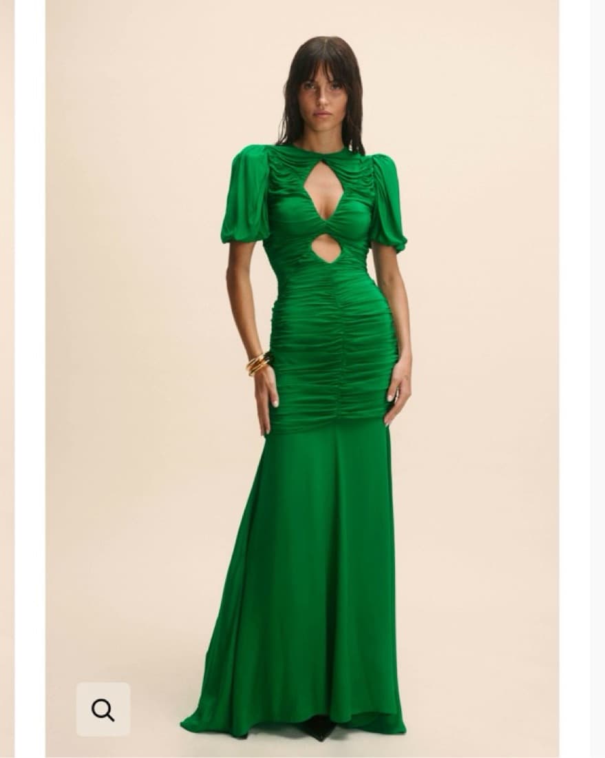 De La Vali Olympia Maxi Dress Green - Image 1