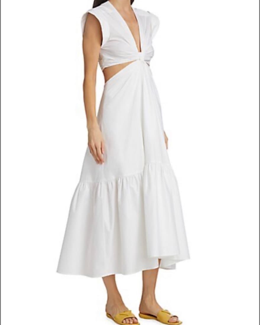 ALC Alexandria Cut-Out Poplin Dress - Image 1