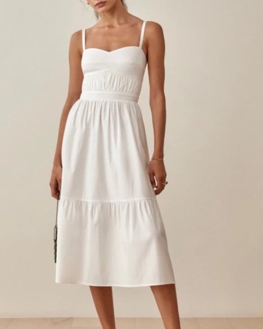 Reformation Lauretta  White dress  - Image 1