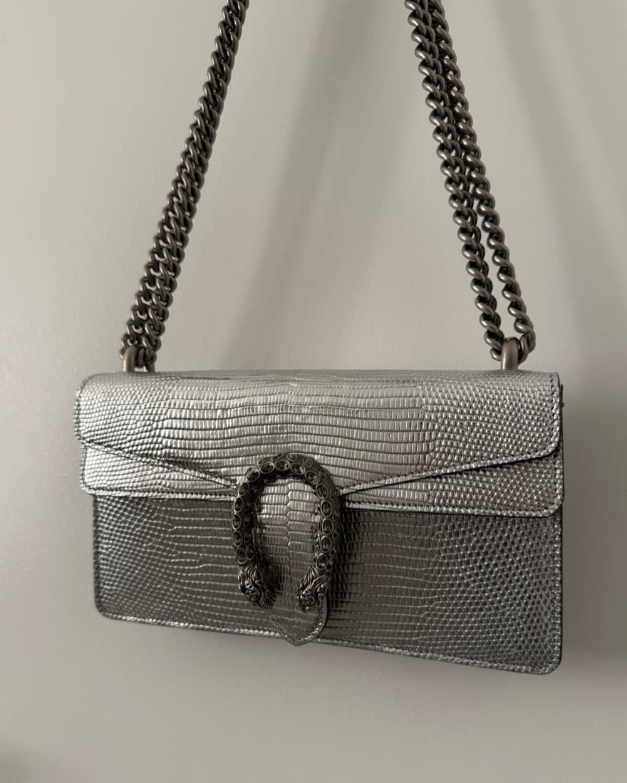 Gucci Dionysus Bag in Metallic Lizard - Image 4