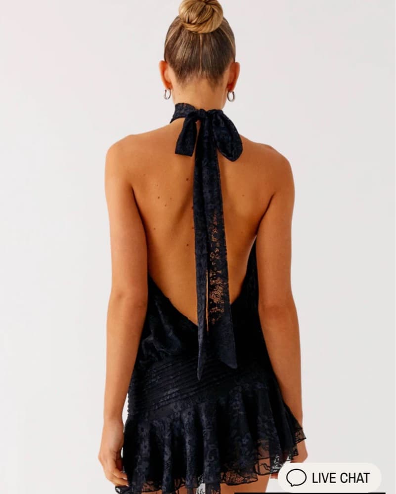 Peppermayo black halter dress - Image 2