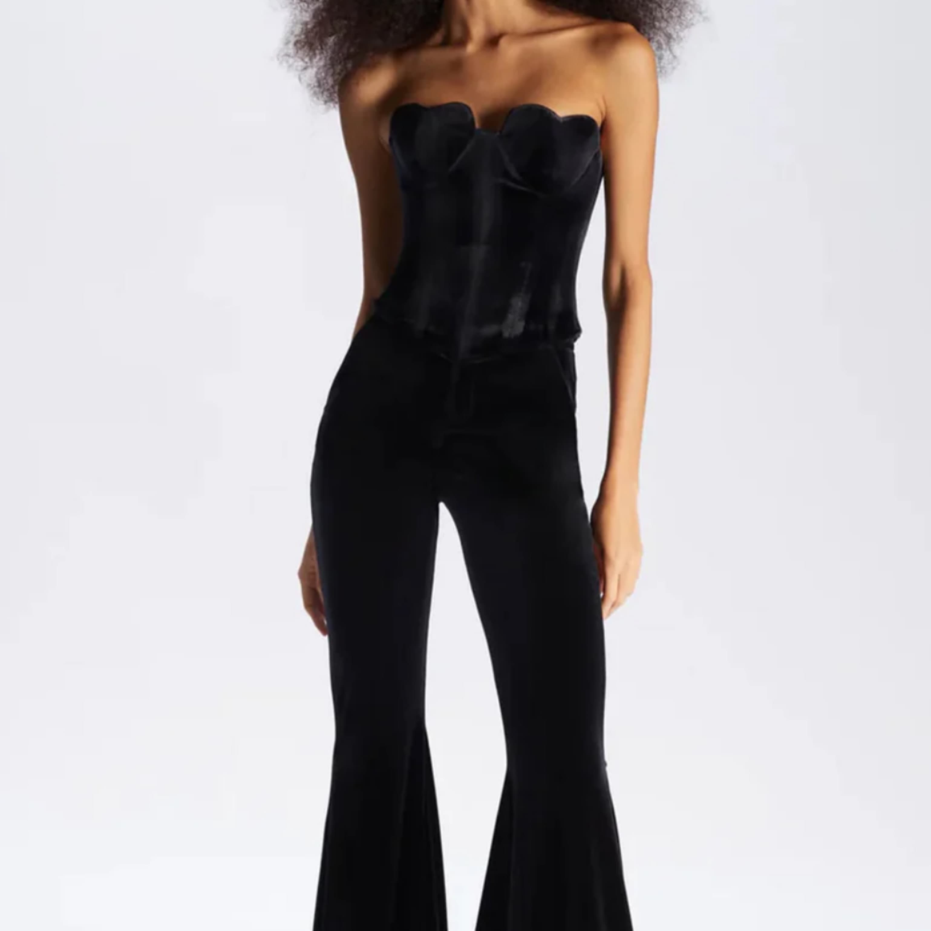 The New Arrivals Black Velvet Top - Image 2