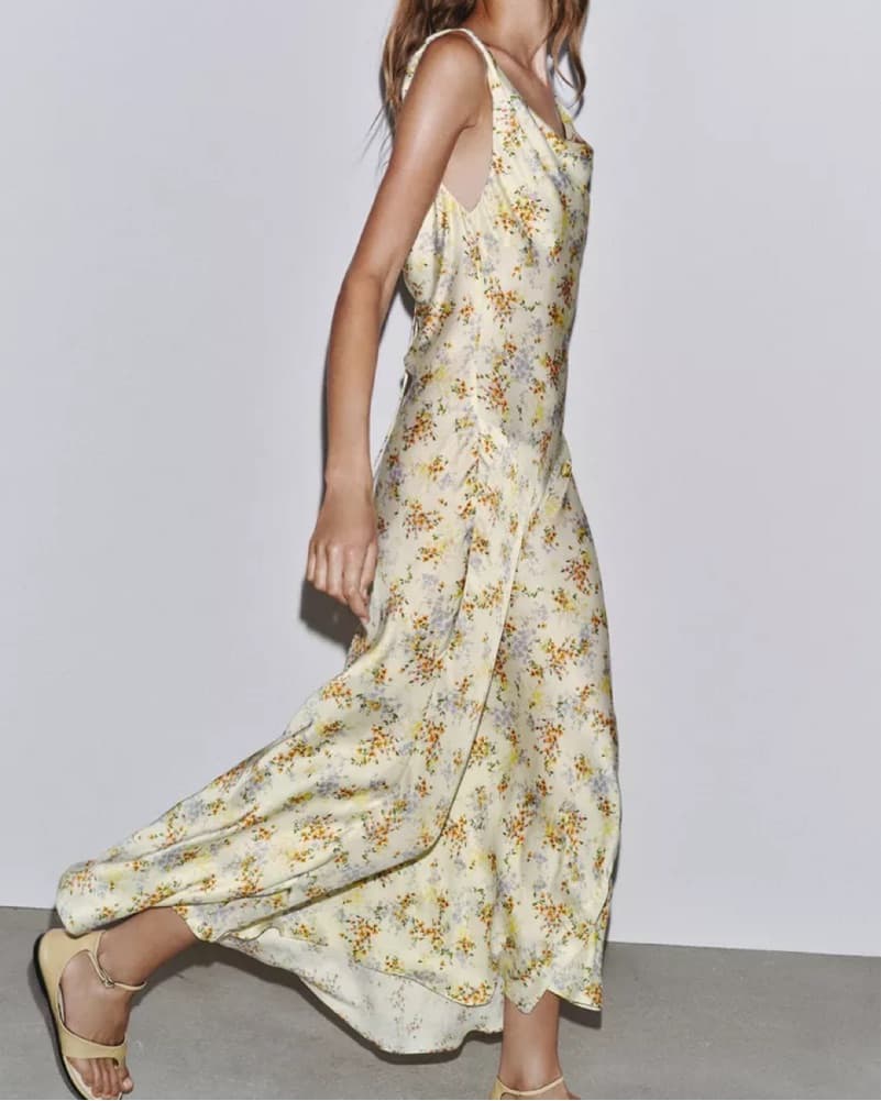 Flowing Floral Maxi Dress - Image 2