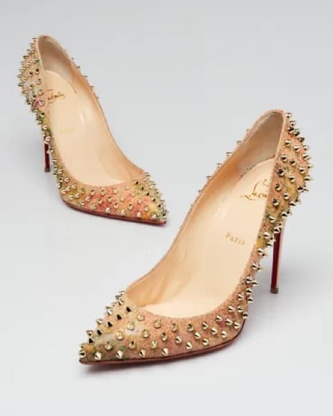 Christian Louboutin Follies Spikes 100 - Image 2