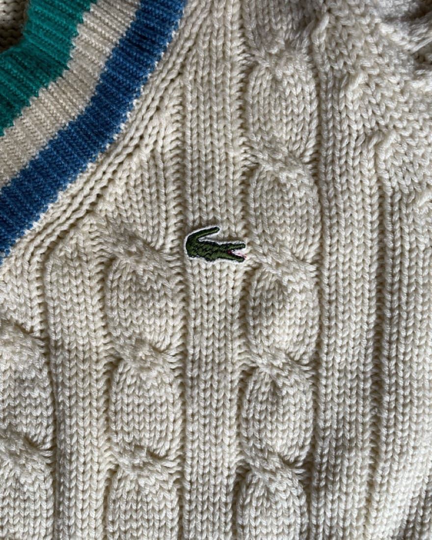 Lacoste Izod Cable Knit Sweater  - Image 1