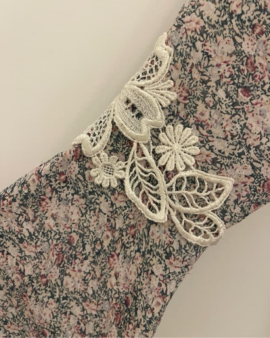 Floral Long Sleeve Dress - Image 2
