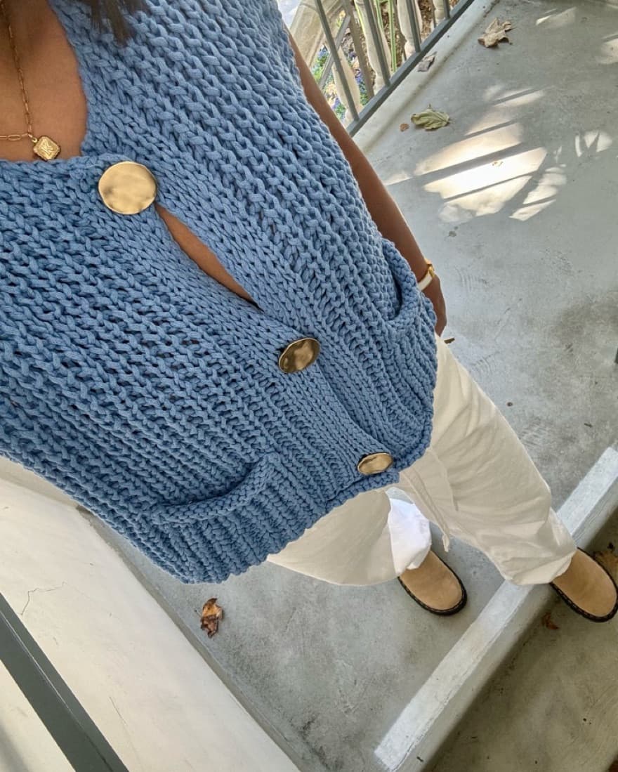 Knit Sweater Vest - Image 2